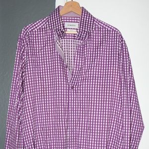 Schoffa Men's LS Shirt, Slim fit, 16 neck